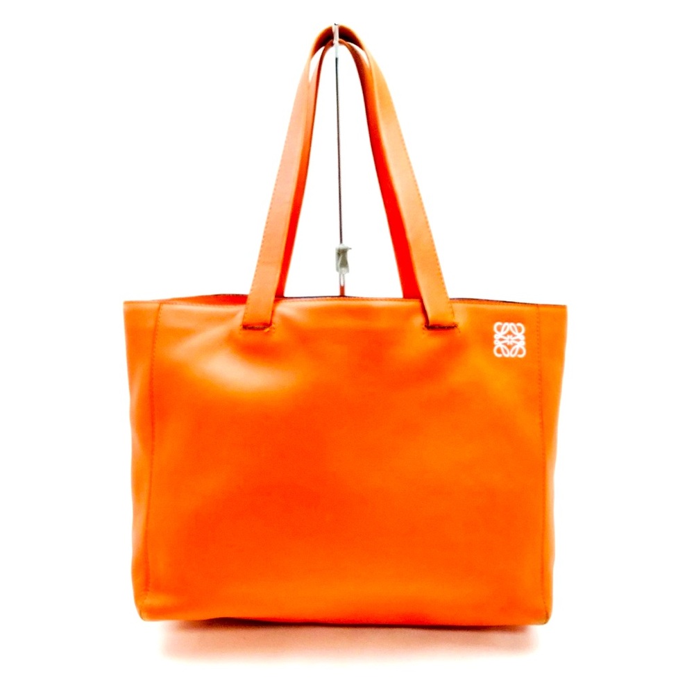 Loewe Orange Tote Bag with Minimalist Design